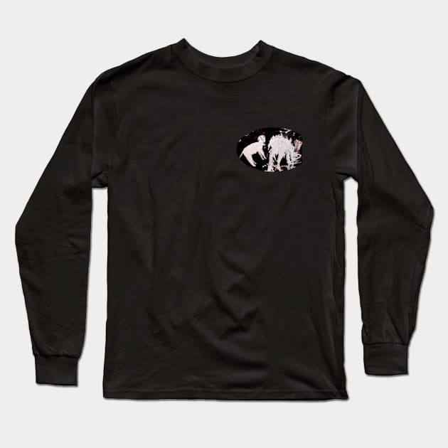 Before and After Space Goats Long Sleeve T-Shirt by Painted Goats